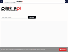 Tablet Screenshot of pilskie.pl